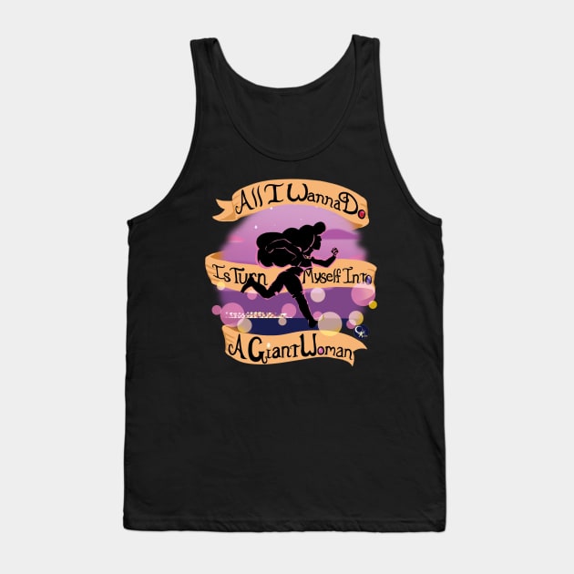 Giant Woman Motivation Tank Top by Chyanime